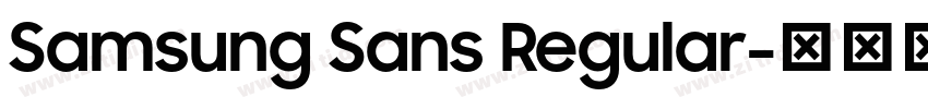 Samsung Sans Regular字体转换